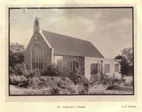 St Aldhelm's when first built, 1941